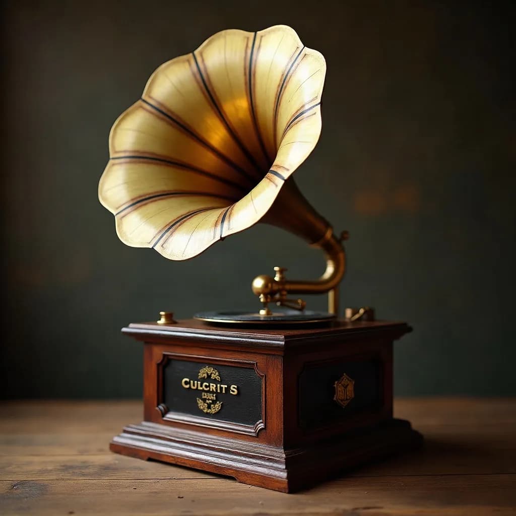 Edison Standard Model B phonograph · 1901, 2-minute