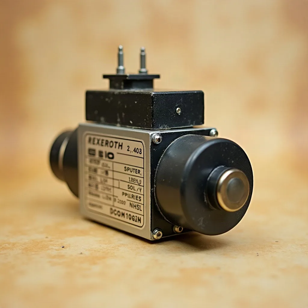 Rexroth 4WE10 D33/CG24N9K4 · pilot-operated directional control valve, D3 spool