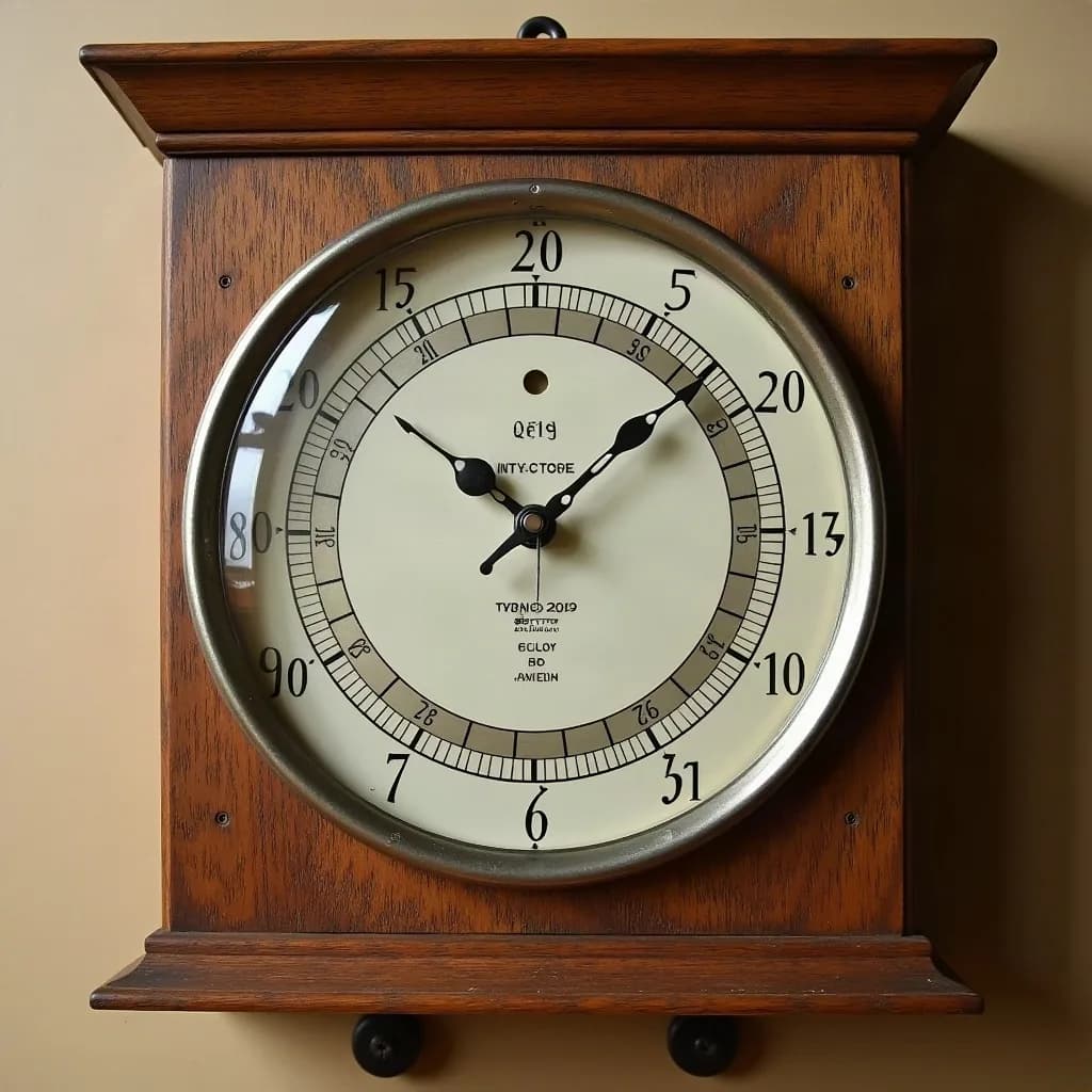 Short & Mason 'Tycos' aneroid barometer · 1912
