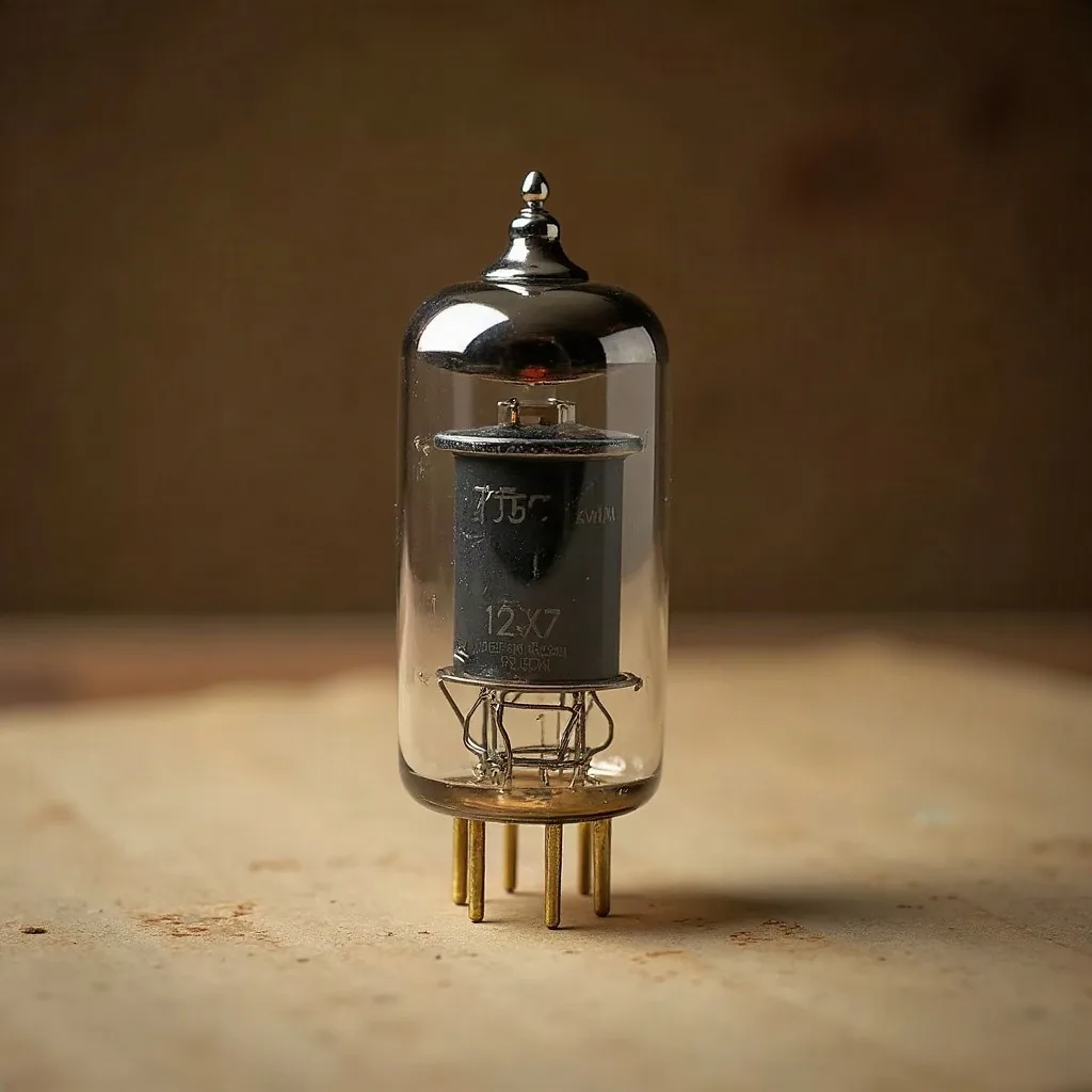 Telefunken 12AX7 · smooth plate, diamond bottom